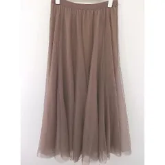 ◇ fifth フィフス チュール ロング ギャザー スカート サイズM ブラウン系 レディース  【中古】 【1203250003428】