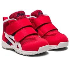 アシックス asics GD.RUNNER BABY MS-MID 2 スクスク シューズ(キッズ) (1144A282)、(600)レッドxホワイト