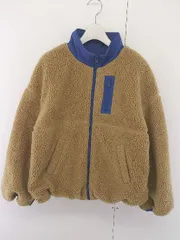 ■ PAGEBOY ALICIA リバーシブル ボア 長袖 ジップアップ ジャケット サイズF ベージュ系 ブルー系 レッド系 レディース  【中古】 【1203280002880】