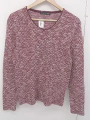 ◇ TETE HOMME テットオム 長袖 Tシャツ カットソー サイズL レッド系 メンズ  【中古】 【1203290001316】のサムネイル