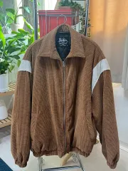 オレンジ 野球 ブルゾン フィット クロップド ジャケット