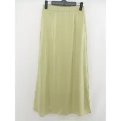 ◇ &.NOSTALGIA ノスタルジア ロング フレア スカート サイズM イエロー系 レディース  【中古】 【1203300004887】