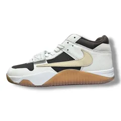 国内正規 NIKE  × TRAVIS SCOTT Jordan Jumpman Jack  ジャップマンジャック スニーカー ナイキ  × トラヴィススコット FZ8117-100 ブラウン 30cm （91353A）