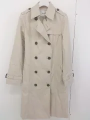 ◇ ◎ NATURAL BEAUTY BASIC ウエストベルト 長袖 トレンチコート サイズ S ベージュ レディース  【中古】 【1203310005577】