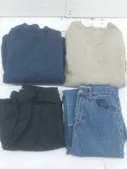 ■ 《 KBF/Simplicite他 まとめ売り4点セット サイズS相当 ジーンズ パンツ セーター レディース 》 P 【1204060001314】