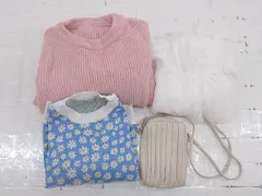 ■ 《 AI-YC SONA me+em select まとめ売り4点セット サイズF相当 セーター ワンピース バック レディース 》 P  【1204060000591】