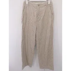 ◇ URBAN RESEARCH DOORS アーバンリサーチ コーデュロイ ワイド パンツ サイズ36 ベージュ レディース  【中古】 【1204070002257】