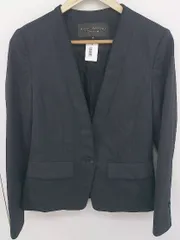 ◇ BODY DRESSING Deluxe ウール混 1B 長袖 テーラード ジャケット サイズ40 ブラック レディース  【中古】 【1204110000038】