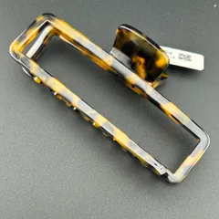 【新品】ヘアアクセサリー ヘアクリップ バンスクリップ 大きめ レオパード柄◆