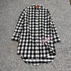 LUCKY CHOUETTE レタリング 刺繍 シャツ ONE PIECE