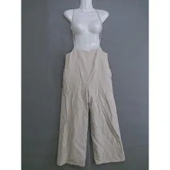 ◇ LOWRYS FARM ローリーズファーム ノースリーブ サロペット サイズF ベージュ レディース  【中古】 【1204120001063】