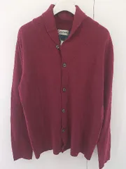 ◇ McGREGOR マックレガー 長袖 ニット カーディガン サイズM ボルドー メンズ  【中古】 【1204130002678】