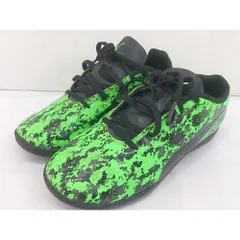 ◇ PUMA プーマ ワン 19.4 TT JR 105503 03 キッズ トレーニング シューズ サイズ20.0cm ネオングリーン ブラック系 メンズ  【中古】 【1204140001906】