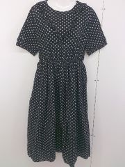 tricot COMME des GARCONS 半袖ドットワンピース - メルカリ