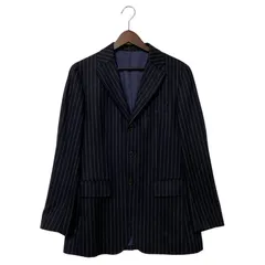 【中古品】 PAUL SMITH LONDON ポール スミス ロンドン  WOOL STRIPE 3B TAILORED JACKET ウール ストライプ テーラード ジャケット 日本製 FM-ST-46452 【141-260104-yn-01-izu】