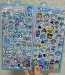 3D ボンボン ドロップ ステッカー 2種 セット