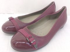 ◇ ECCO エコー フラット パンプス シューズ サイズ35 パープル系 レディース 【中古】 【1204220002731】