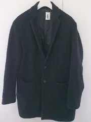 ◇ GLOBAL WORK グローバルワーク 起毛 長袖 チェスター コート サイズM ネイビー メンズ  【中古】 【1204220000652】