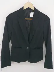 ◇ NEWYORKER ニューヨーカー シングル1B 長袖 テーラード ジャケット サイズ9AR ブラック レディース  【中古】 【1204220006951】