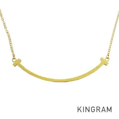ティファニー TIFFANY&Co. Tスマイル スモール K18YG ネックレス sss【中古】