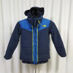 THE NORTH FACE ザノースフェイス キッズ リバーシブル ダウンジャケット ブルー 140