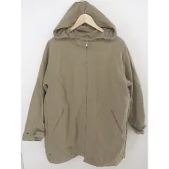 ■ ◎ PRET POUR PARTIR ライナー付き ジップアップ フード コート サイズ38 ブラウン レディース  【中古】 【1204270006383】