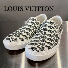 『LOUIS VUITTON』ルイスヴィトン (26.5〜27cm) トロカデロラインモノグラムスリッポン