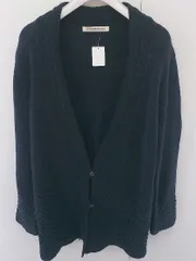 ◇ green label relaxing UNITED ARROWS コットン ニット 長袖 カーディガン ネイビー レディース  【中古】 【1205100010891】