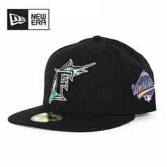 [新品/US輸入] NEW ERA / ニューエラ 59FIFTY フロリダ マーリンズ MLB 1997 WORLD SERIES GAME FITTED CAP BLACK NEW ERA FLORIDA MARLINS