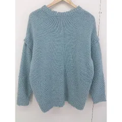 ◇ Simplicite シンプリシテェ 長袖 ニット カーディガン ブルー レディース  【中古】 【1205110008154】