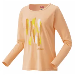 YONEX(ヨネックス) ウィメンズロングスリーブTシャツ テニス・バドミントン ウェア(ウィメンズ) (16813)、(589)ベージュピンク