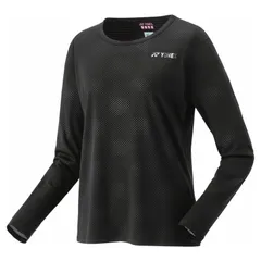 YONEX(ヨネックス) ウィメンズロングスリーブTシャツ テニス・バドミントン ウェア(ウィメンズ) (16815)、(007)ブラック