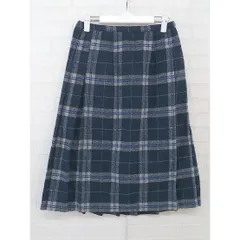 ◇ Sonny Label サニーレーベル URBAN RESEARCH チェック 膝下丈 フレア スカート サイズ38 ブルー系 レディース  【中古】 【1205190001588】