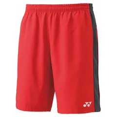 YONEX(ヨネックス) ユニハーフパンツ テニス・バドミントン ウェア（ユニ） -15187、(496)サンセットレッド
