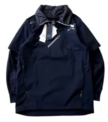 オークリー SKULL 2WAY ウィンドブレーカー プルオーバー ブラック ジャケット