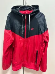ナイキ ウィンドブレーカー ジャケット ブラック/レッド L