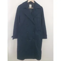 ■ ◎ SEVENDAYS=SUNDAY セブンデイズ サンデイ ウエストベルト 長袖 トレンチコート サイズ L ネイビー レディース  【中古】 【1205270002405】のサムネイル