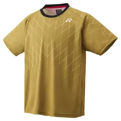 YONEX(ヨネックス) ユニドライTシャツ テニス・バドミントン ウェア(ユニ) (16830)、(016)ゴールド