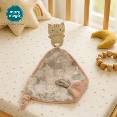 メリーマイヤー チューイークルー ティーサー キティ 39cm ネコ | ぬいぐるみ ナチュラルカラー 動物 どうぶつ ファーストトイ ベビー 赤ちゃん こども Mary Meyer 正規輸入品