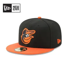 [新品/US輸入] NEW ERA / ニューエラ 59FIFTY MLBオンフィールド ボルティモア・オリオールズ ロード
