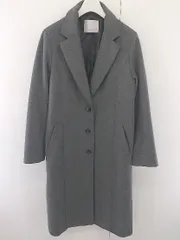 ◇ Andemiu アンデミュウ 長袖 ロング チェスター コート サイズM グレー レディース  【中古】 【1206030011385】のサムネイル