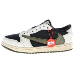 NIKE (ナイキ) ナイキ ×トラヴィススコット メンズ エアジョーダン1 ローカットスニーカー シューズ US9.5/26.5cm DZ4137-106