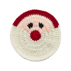 毛糸のかぎ針編み テーブルマット&コースター 食卓装飾