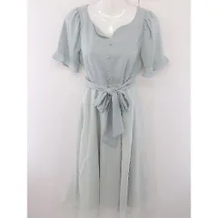 ◇ ◎ frunco 定価1.3万円 オーガンジー レイヤード 半袖 ロング ワンピース サイズF ライトブルー ホワイト レディース  【中古】 【1206090000886】のサムネイル
