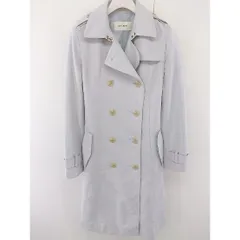 ◇ ◎ ROYAL PARTY ロイヤルパーティー ベルト付 長袖 トレンチ コート サイズ2 グレー レディース  【中古】 【1206080004603】