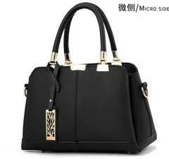 フォーマルハンドバッグトートバッグショルダーレディース レザー 上品 ブラック黒