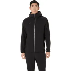 アシックス asics ハイブリッド中ワタフリースフーディー Training トレーニング ジャケット(ユニ) (2031F172)、(001)ブラック