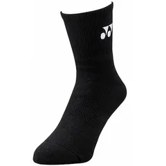 YONEX(ヨネックス) ハーフソックス 硬式テニス ウェア ソックス (19122J)、(007)ブラック