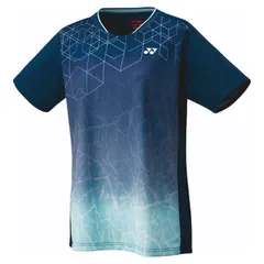 YONEX(ヨネックス) ウィメンズゲームシャツ（レギュラー） テニス・バドミントン ウェア（ウィメンズ） -20814、(554)ダークネイビー