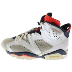 NIKE (ナイキ) AIR JORDAN 6 RETRO TINKER 384664-104 エアジョーダン6 レトロ ティンカー ハイカットスニーカー ホワイト US9/27cm